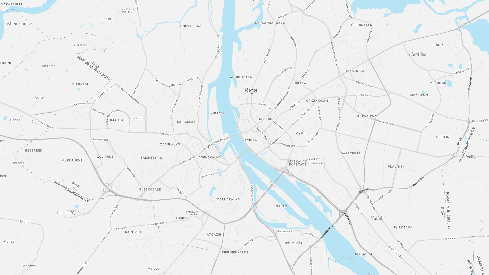 Latvijas karte ar draudzēm