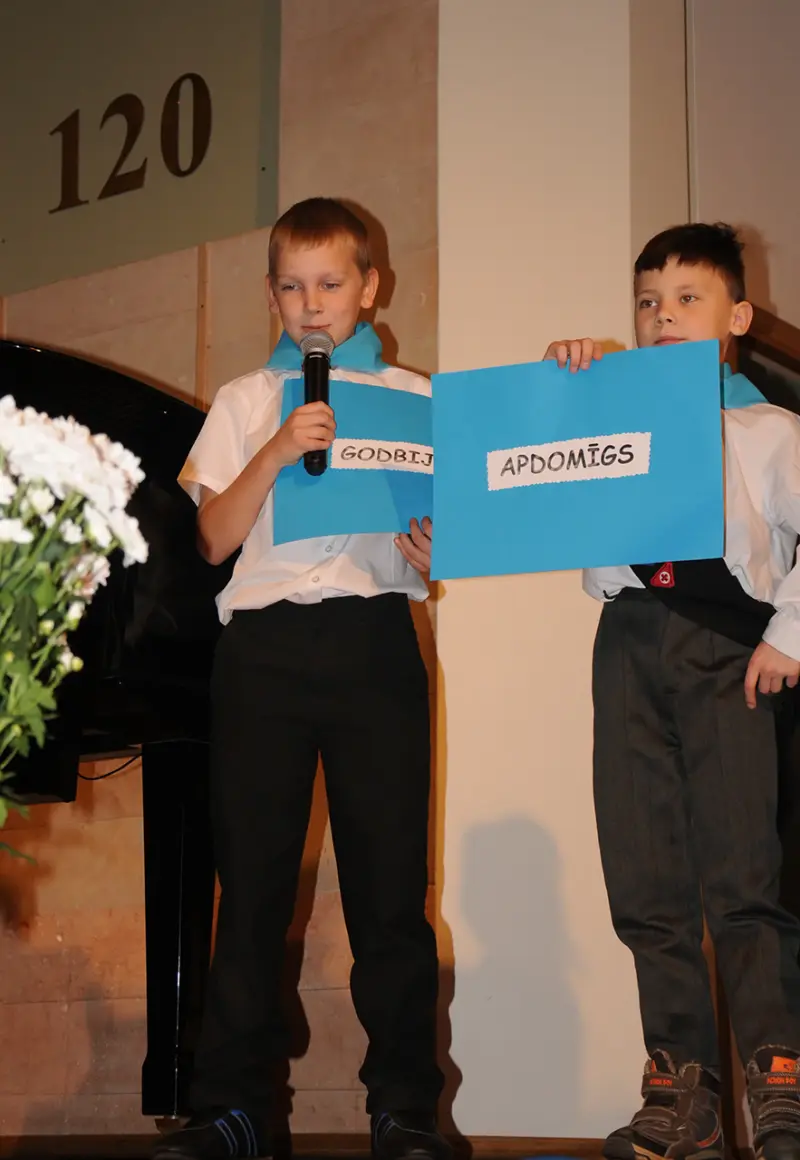 Rīgas 1. draudzes Piedzīvojumu meklētāju uzņemšanas ceremonija