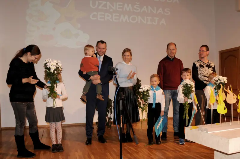 Rīgas 1. draudzes Piedzīvojumu meklētāju uzņemšanas ceremonija