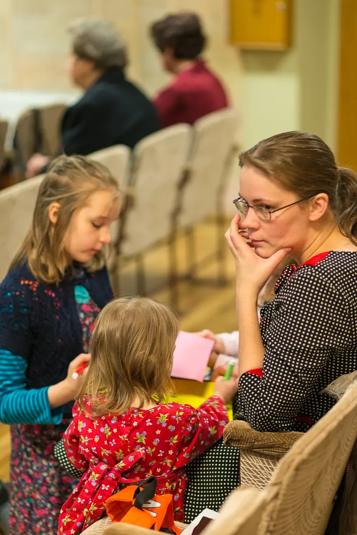 Sv. Vakarēdiena dievkalpojums Rīgas 1. draudzē