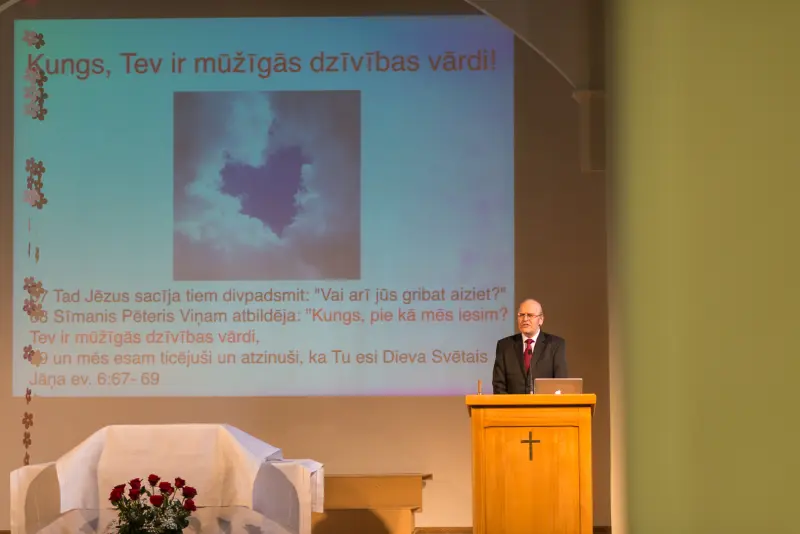 Sv. Vakarēdiena dievkalpojums Rīgas 1. draudzē