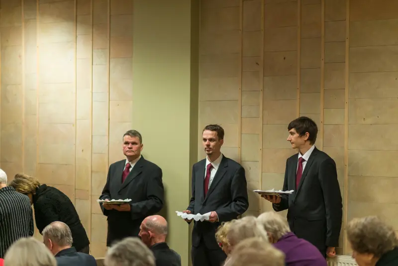 Sv. Vakarēdiena dievkalpojums Rīgas 1. draudzē
