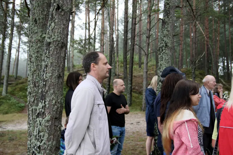 Kristības Klapkalnciema jūrmalā - Tukuma draudze