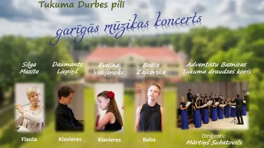Garīgās mūzikas koncerts Durbes pilī