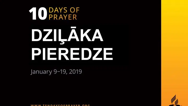 10 lūgšanu dienas 2019 - Dziļāka pieredze