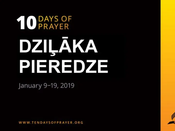 10 lūgšanu dienas 2019 - Dziļāka pieredze