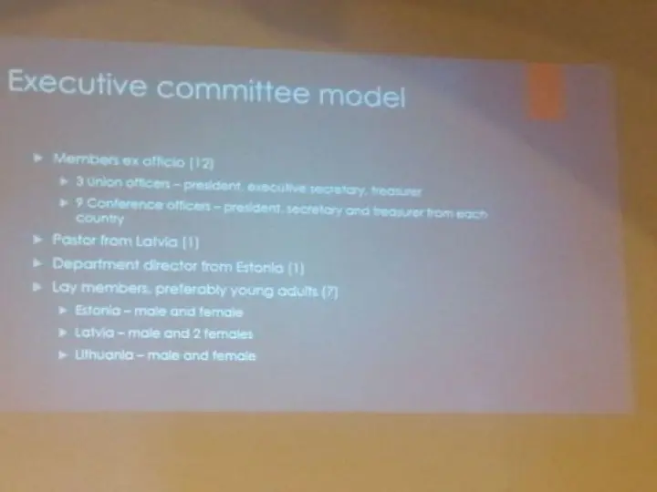 Ievēlēta Baltijas Konferenču Ūnijas izpildkomiteja