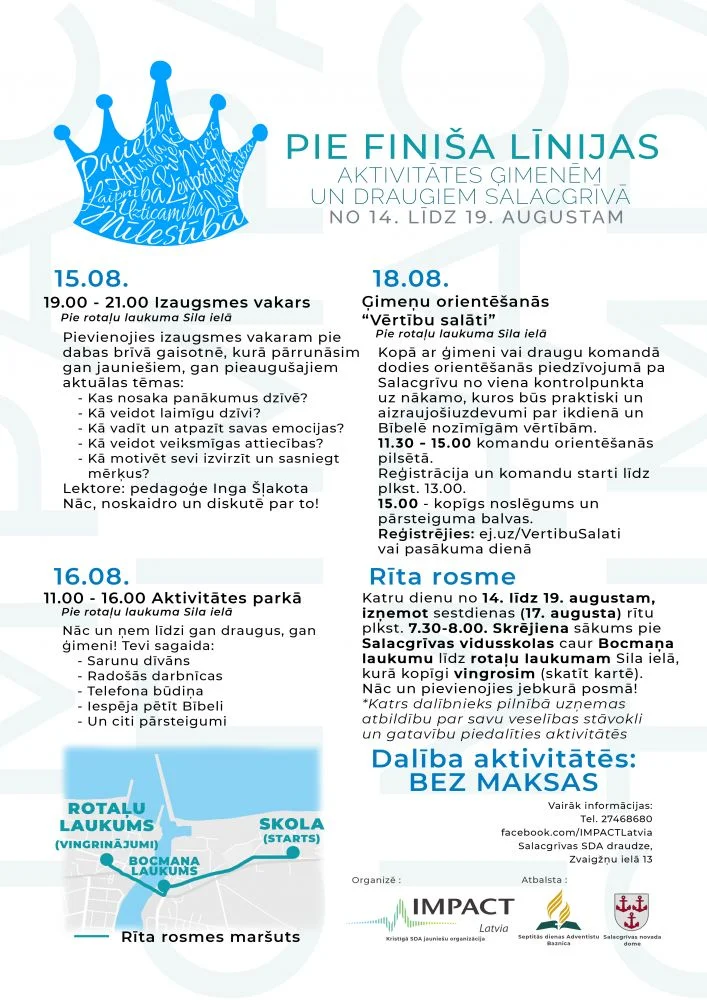 IMPACT jaunieši viesosies Salacgrīvā
