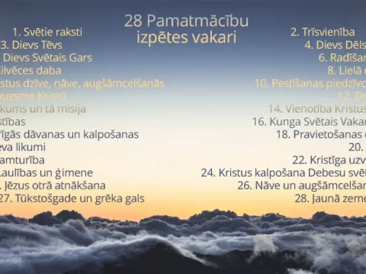 Adventistu pamatmācību izpētes vakari