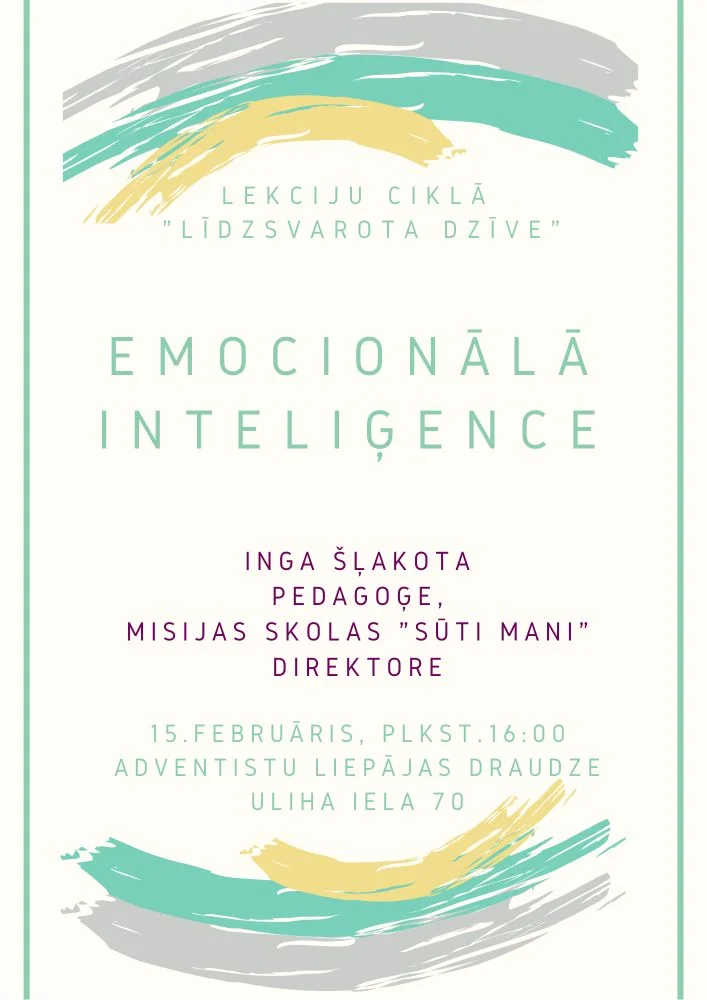 Lekciju cikla "Līdzsvarota Dzīve" lekcija