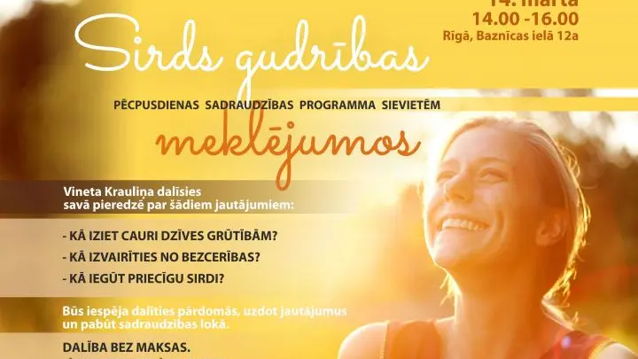 Programma sievietēm “Sirds gudrības meklējumos”