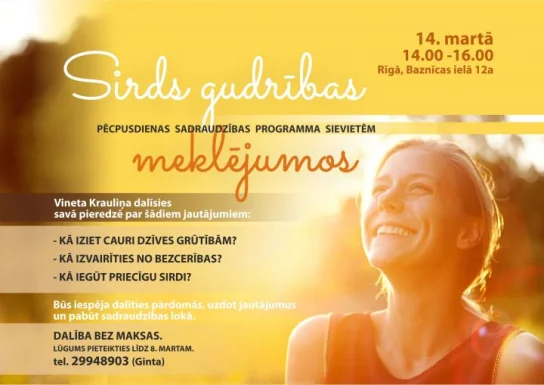 Programma sievietēm “Sirds gudrības meklējumos”