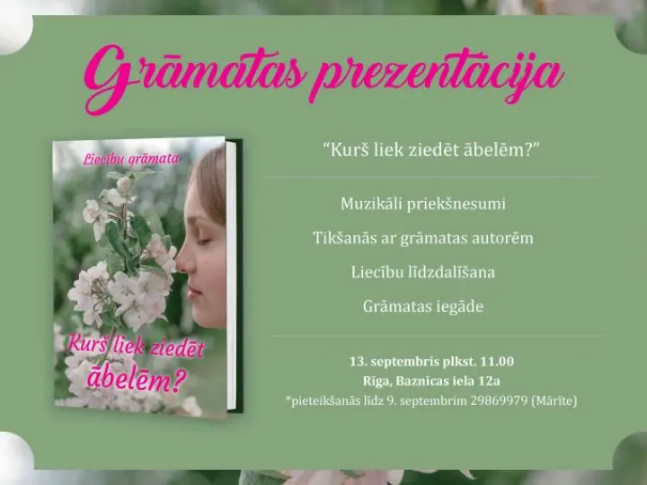 Iedvesmojoša dāvana sievietēm – liecību grāmata "Kurš liek ziedēt ābelēm?"