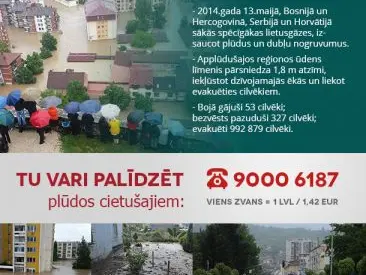 Plūdi Bosnijā un Serbijā