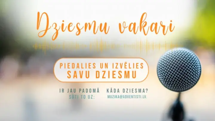 Dziesmu vakari - Iesūti SAVU dziesmu