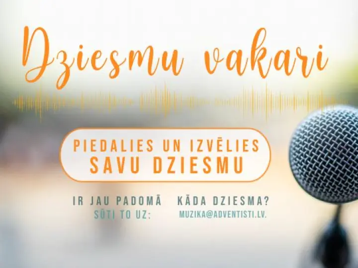 Dziesmu vakari - Iesūti SAVU dziesmu