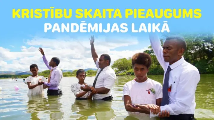 Klusā okeāna divīzija piedzīvo kristību skaita pieaugumu
