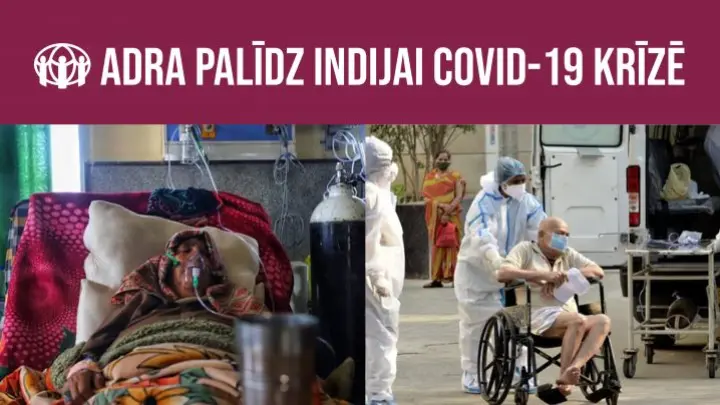 ADRA sniedz medicīnisko palīdzību Indijai cīņā ar COVID-19