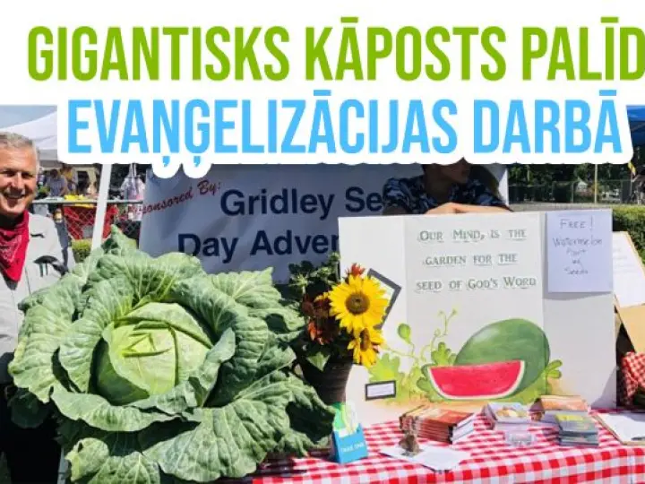 Gigantisks kāposts palīdz evaņģelizācijas darbā