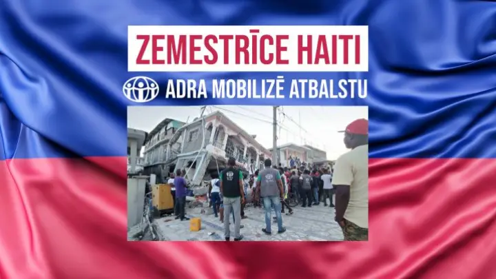ADRA sniedz palīdzību pēc zemestrīces Haiti