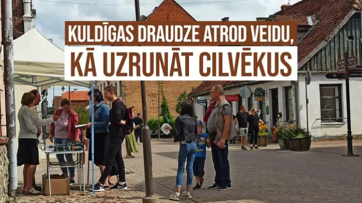 Kuldīgas draudze atrod veidu, kā uzrunāt cilvēkus