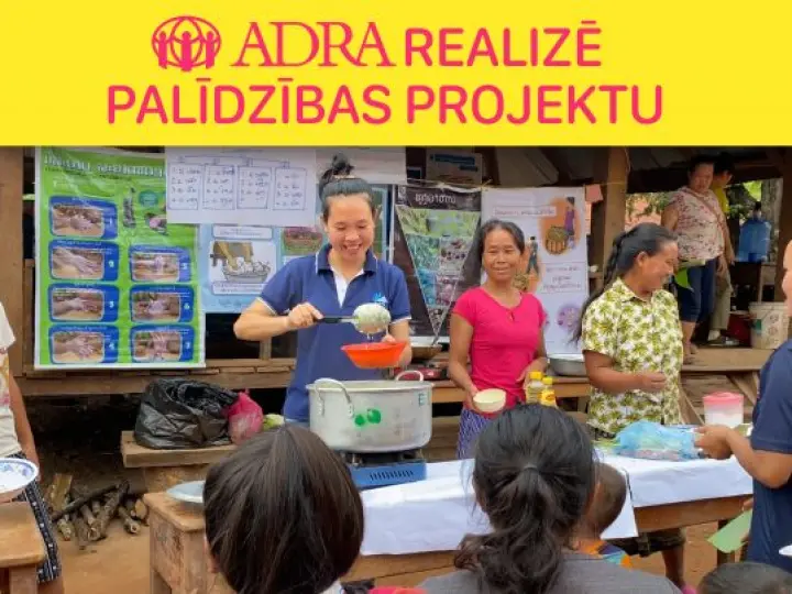 ADRA realizē palīdzības projektu Laosā
