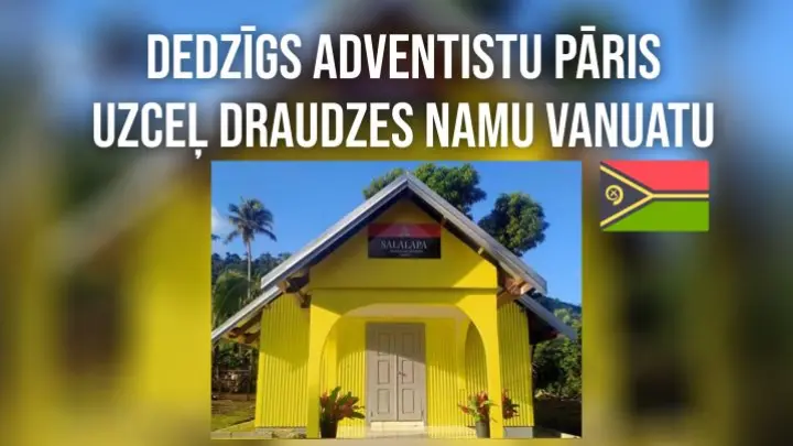 Pāris iegulda personīgos līdzekļus, lai izveidotu un uzceltu draudzes Vanuatu