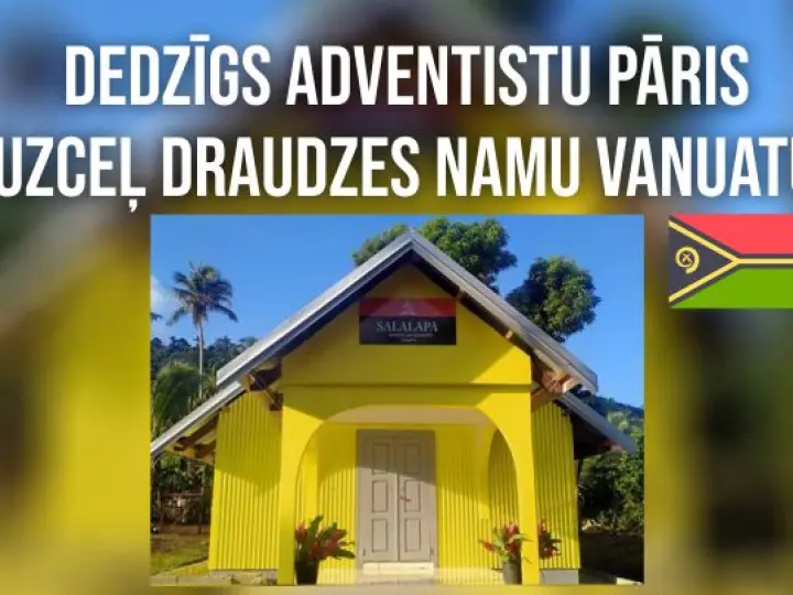 Pāris iegulda personīgos līdzekļus, lai izveidotu un uzceltu draudzes Vanuatu