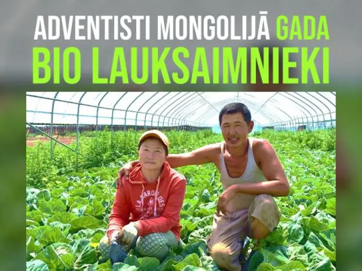 Adventisti Mongolijā iegūst gada balvu bio lauksaimniecībā