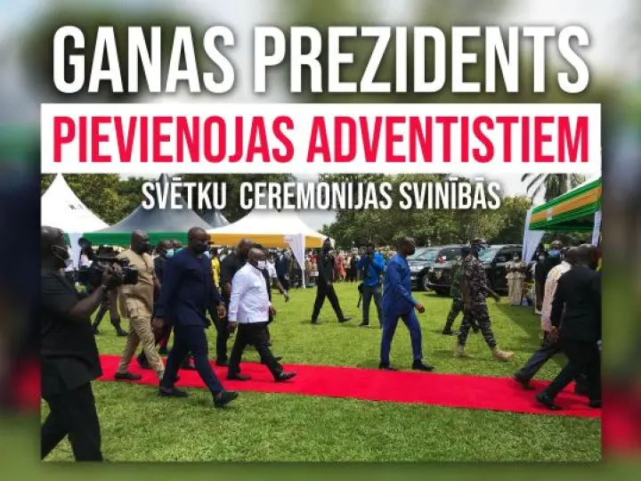 Ganas prezidents svin kopā ar adventistiem