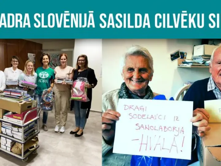 ADRA Slovēnijā sasilda cilvēku sirdis