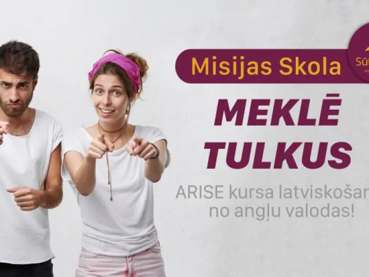 Misijas skola meklē tulkus