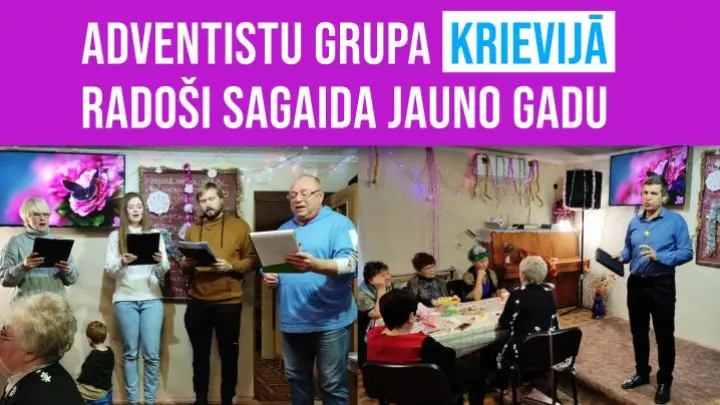 Adventistu grupa Krievijā radoši sagaida Jauno gadu