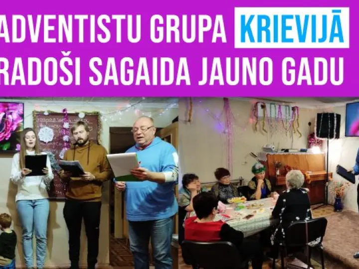 Adventistu grupa Krievijā radoši sagaida Jauno gadu
