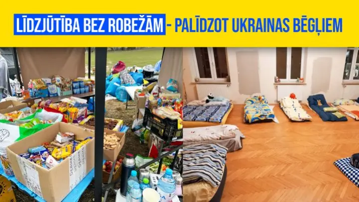 Līdzjūtība bez robežām - palīdzot Ukrainas bēgļiem