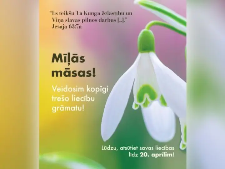 Veidosim 3. liecību grāmatu!