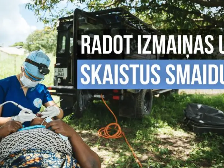 Radot izmaiņas un skaistus smaidus