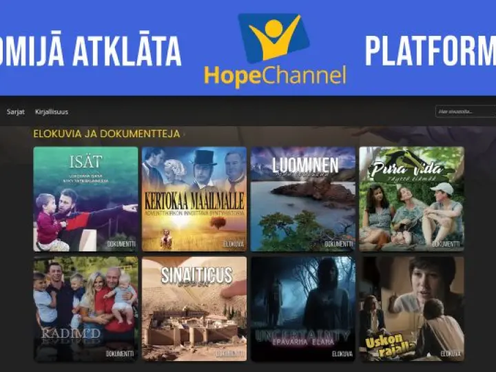 Somijā atklāta vietējā Hope Channel straumēšanas platforma