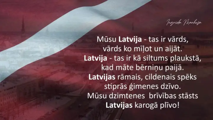 Dzejolis Latvijas dzimšanas dienā 2022. gadā