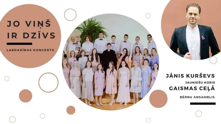 IERAKSTS no labdarības koncerta "Jo Viņš ir dzīvs!"