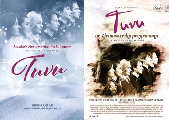 Ziemassvētki kopā ar a cappella ansambli "Tuvu"