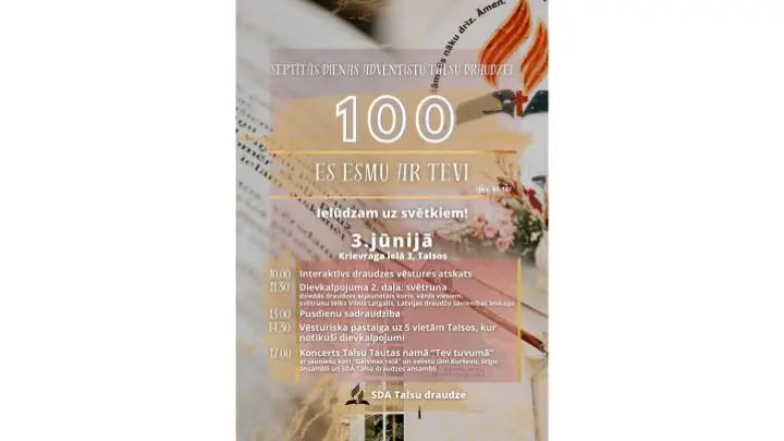 Talsu draudzei 100 gadi