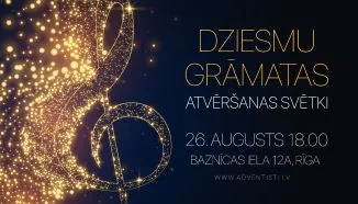 Tiešraide no dziesmu grāmatas atvēršanas svētkiem