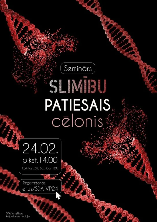 Veselības pēcpusdiena par tematu “Slimību patiesais cēlonis"