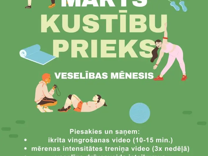 Marts - veselības mēnesis