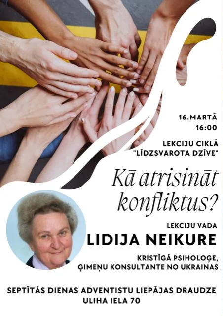 Lekciju cikls "Līdzsvarota dzīve" : kā atrisināt konfliktus?