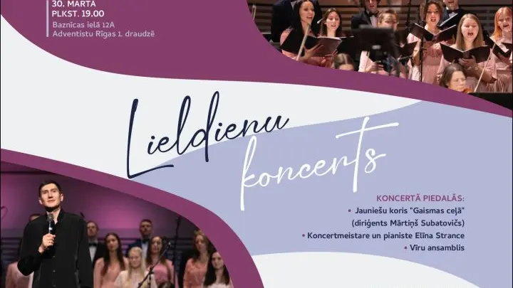 Kora "Gaismas ceļā" lieldienu koncerts