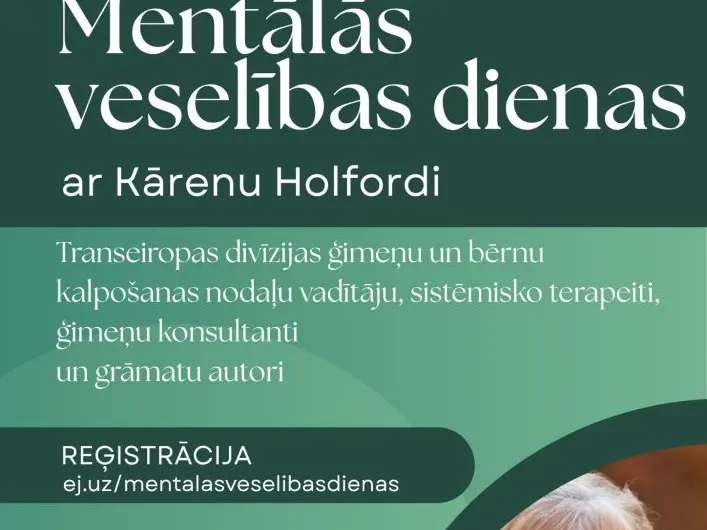 Mentālās veselības dienas ar Kārenu Holfordi – 29.–30. novembrī Rīgā!