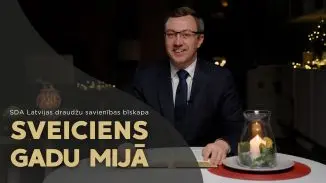 SDA Latvijas draudžu savienības bīskapa sveiciens Jaunajā 2026. gadā