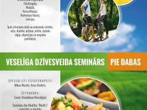 Veselīga dzīvesveida seminārs pie dabas